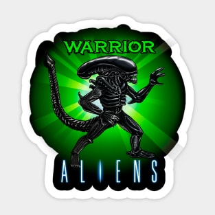 Alien Warrior Kenner Sticker